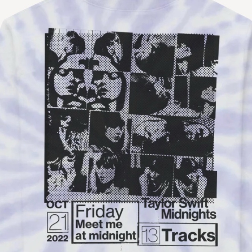 Taylor Swift Official Lavender Haze Midnights Era’s  Crewneck Sweatshirt NEW​​​ - Picture 4 of 5